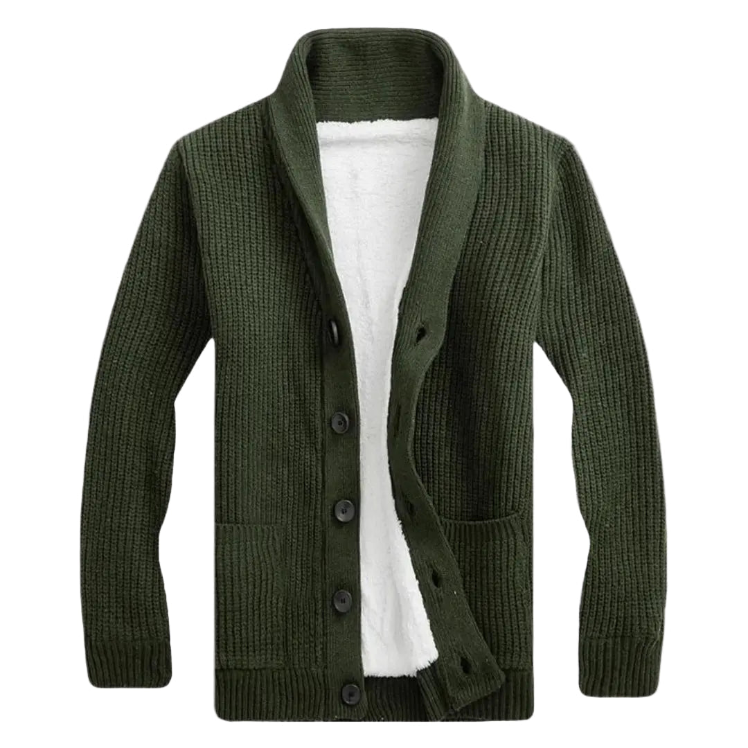Gilet pour homme à col châle 1