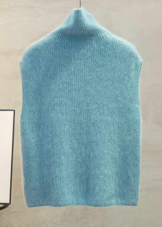 Gilet sans manches pour femme à col montant moderne 2