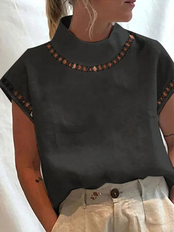 Haut Chique pour Femmes Design Élégant en Polyester