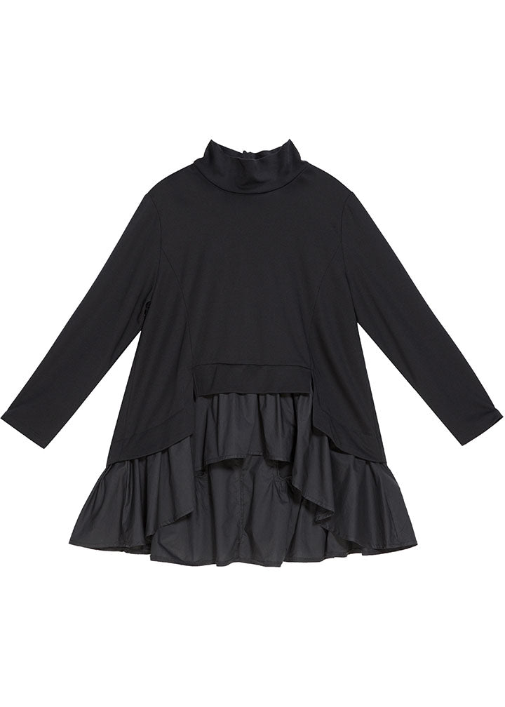 Haut Femme Bohème Asymétrique à Volants 4