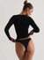 Haut Femme Manches Longues Col Rond Modal Confortable 4