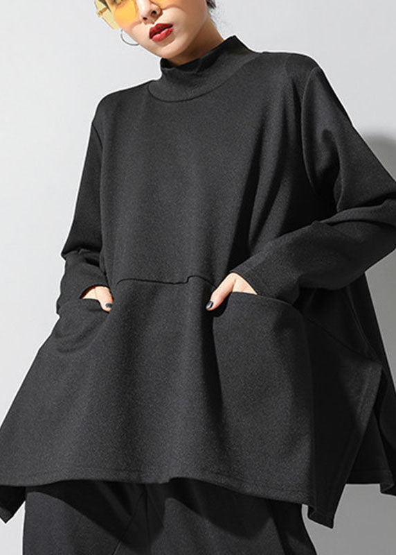 Haut Long à Manches Longues avec Poches pour Femmes 0