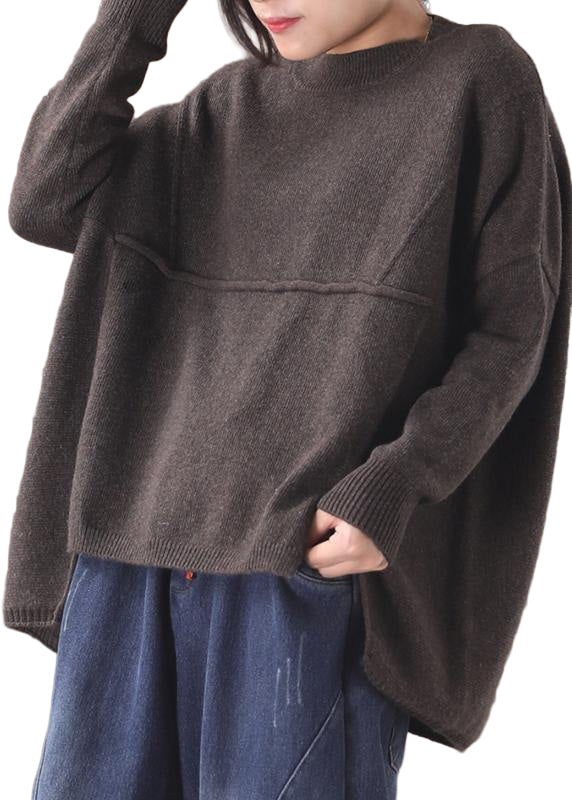 Haut Vintage à Manches Longues en Tricot pour Femme 0