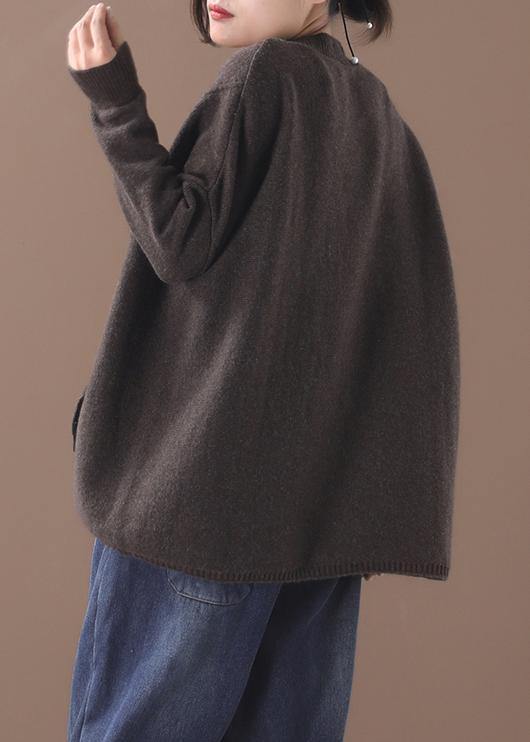 Haut Vintage à Manches Longues en Tricot pour Femme 2