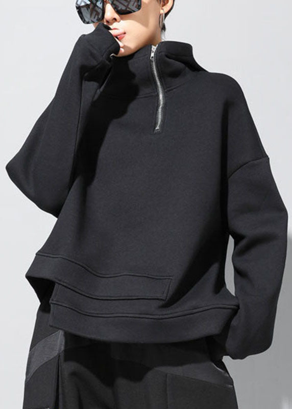 Haut à Capuche Femme Design Asymétrique 0