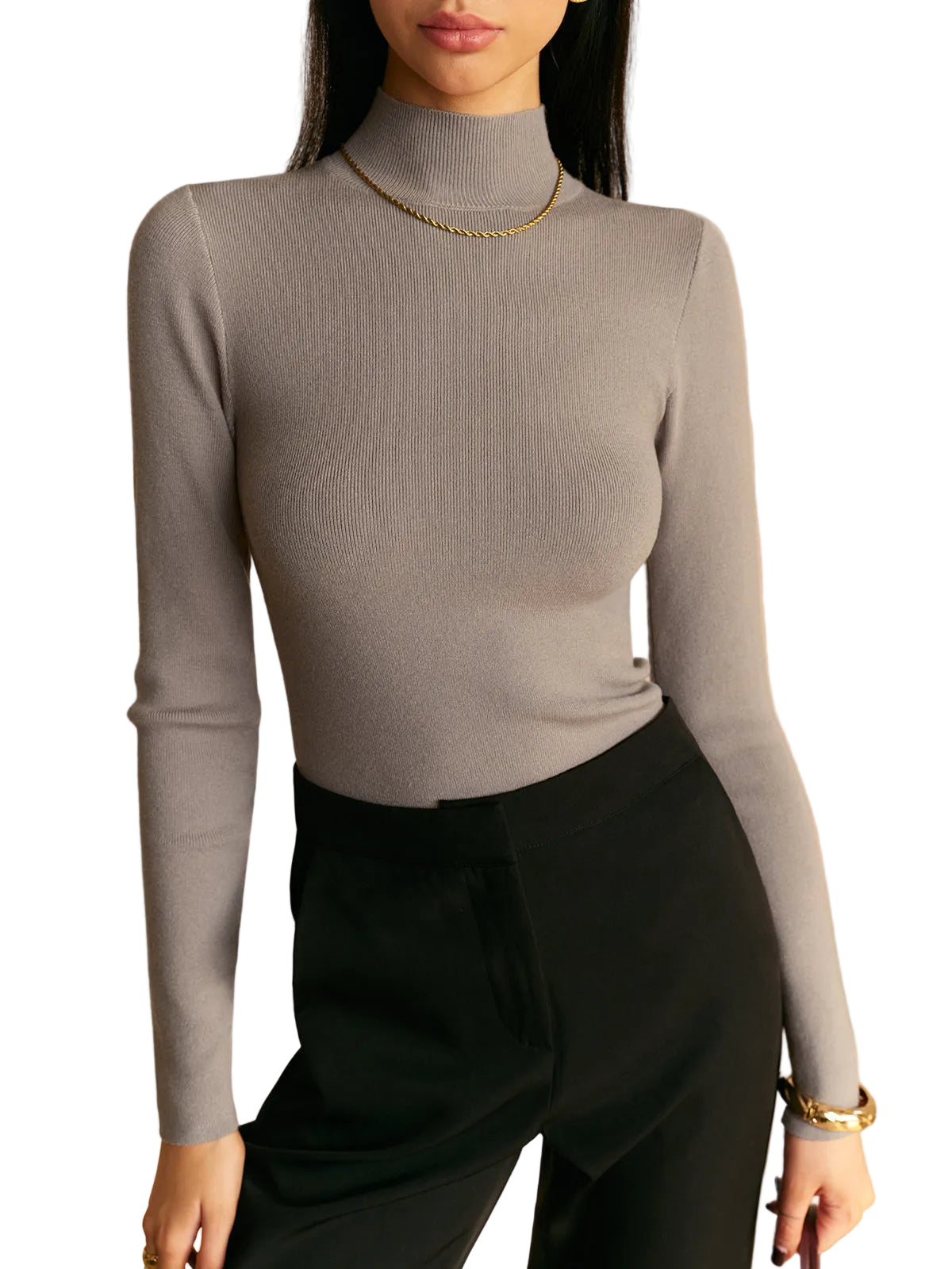 Haut à Col Montant pour Femme Printemps 0