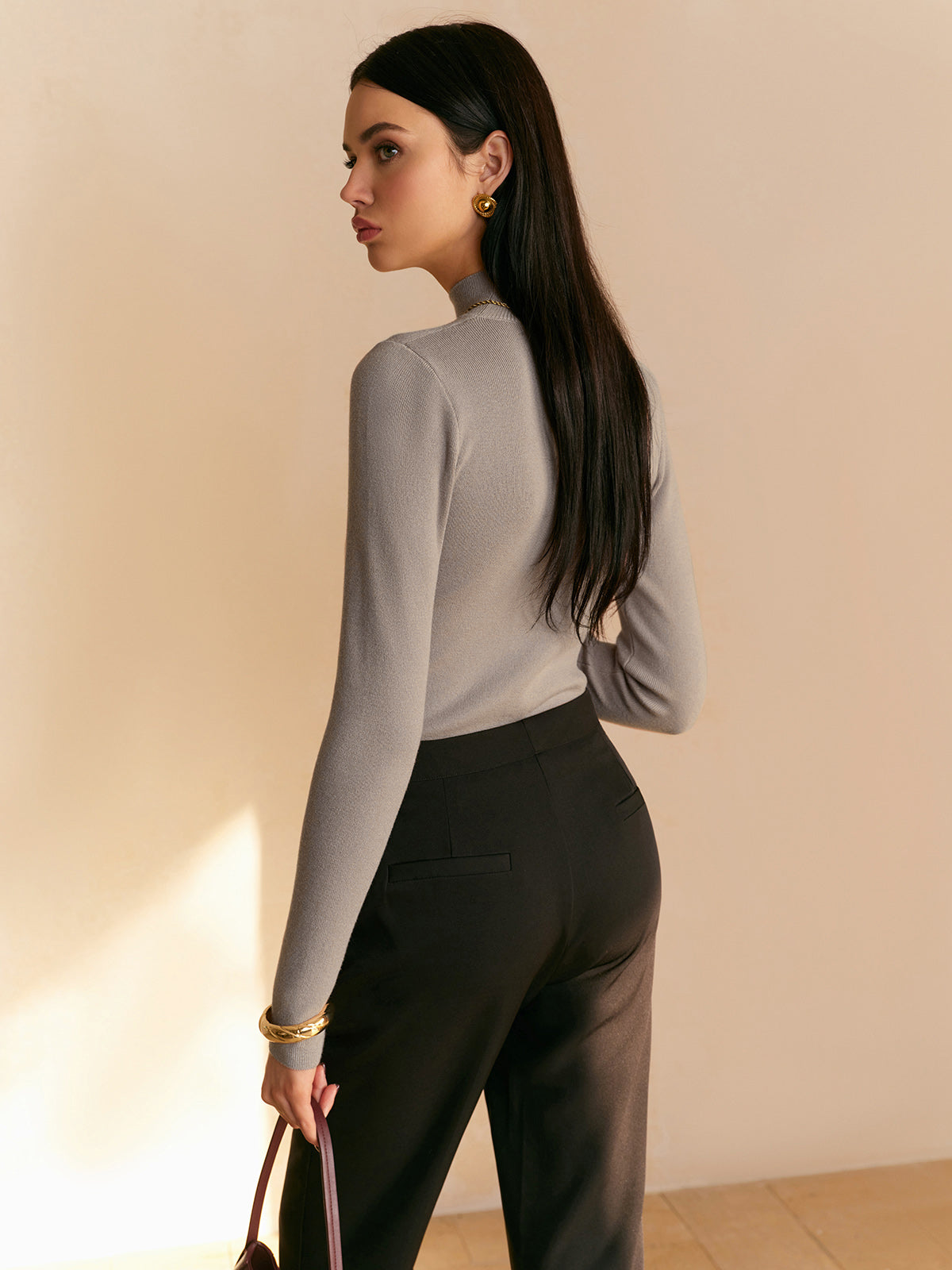 Haut à Col Montant pour Femme Printemps 3