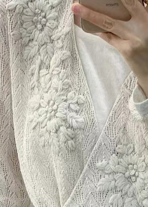 Haut en Tricot à Lacets pour Femme Style Automnal 3