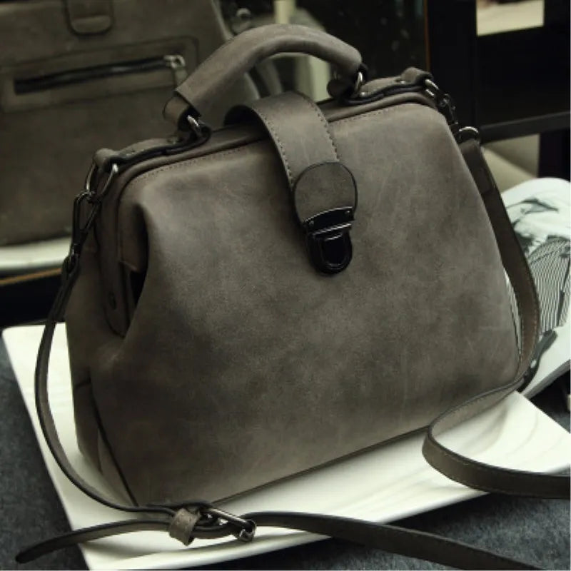 Sac à main femme Vintage Cuir Élégant Spacieux 2