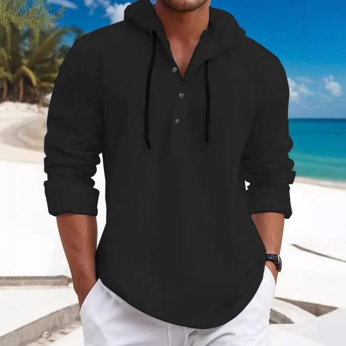 Homme Chemise à Capuche Décontractée 6