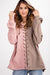 Hoodie Femme en Tricot Terry à Blocs de Couleurs 1