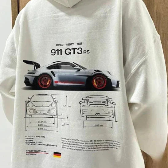 Hoodie Oversize pour Femme avec Imprimé Sportif