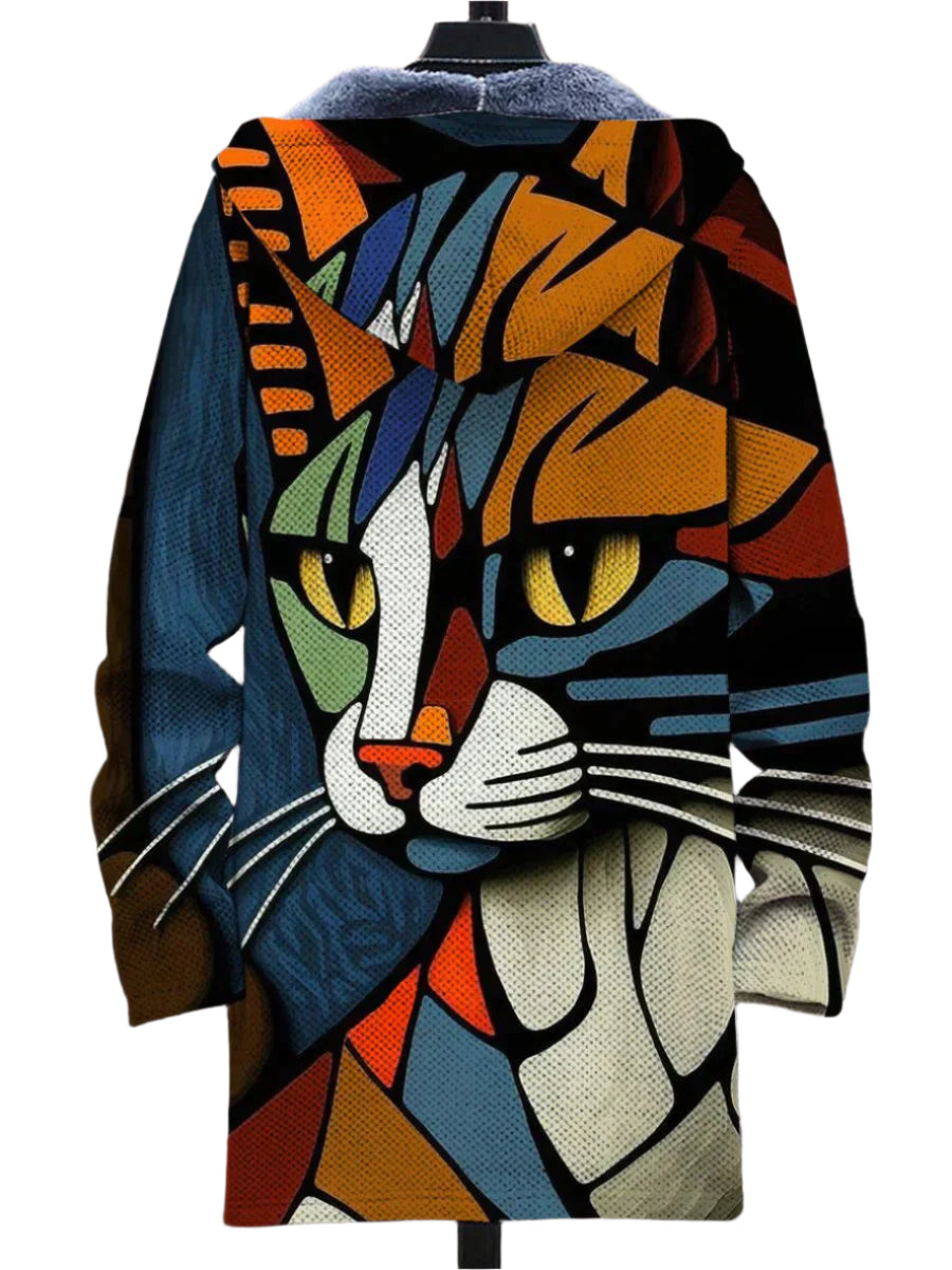 Hoodie Unisexe à Capuche Imprimé Artistique Fleece 0