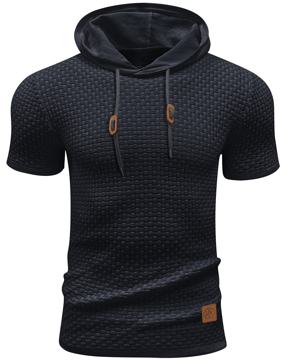 Hoodie à Manches Courtes pour Homme Style Moderne en Polyester 0