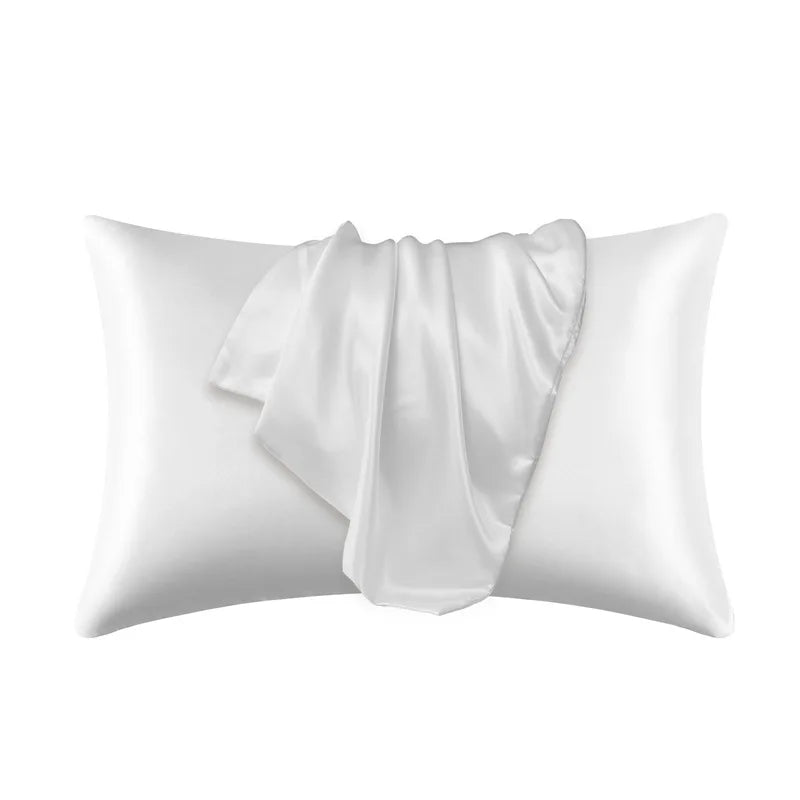 Housse de Coussin en Soie Hypoallergénique Unisexe