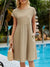 Variant image for Robe de Soirée Longue Femme en Tissu Premium Élégant-9