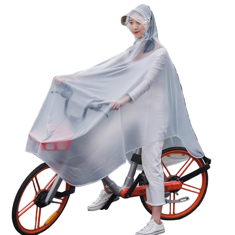Imperméable Transparent pour Vélo et Moto en PVC 0