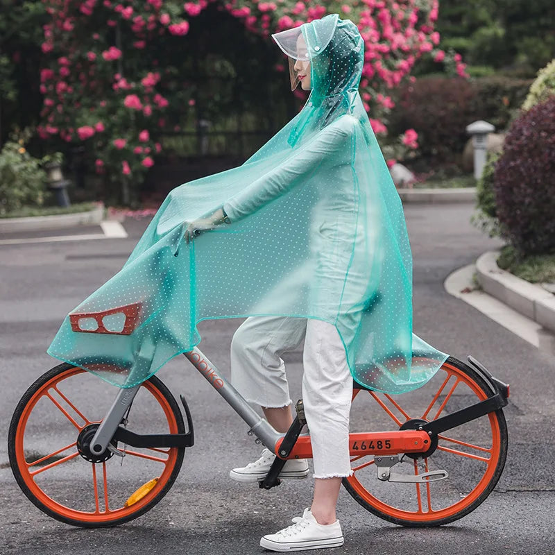 Imperméable Transparent pour Vélo et Moto en PVC 2