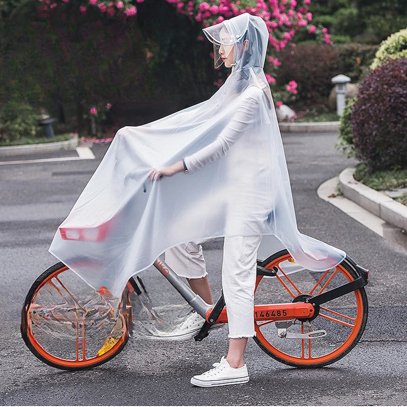 Imperméable Transparent pour Vélo et Moto en PVC 3
