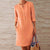 Robe Midi d'Été pour Femmes en Coton Élégante-1