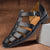 Sandales Homme Cuir Élégantes Design Moderne Confort Optimal-6