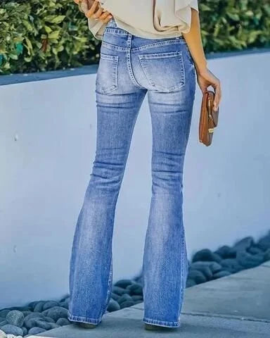 Jean Bootcut Taille Haute Femme 2