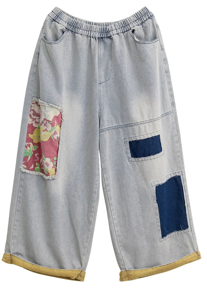 Jean Femme Coupe Large Taille Élastique 4