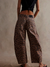 Jean Femme Imprimé Léopard Coupe Large 100% Coton 2