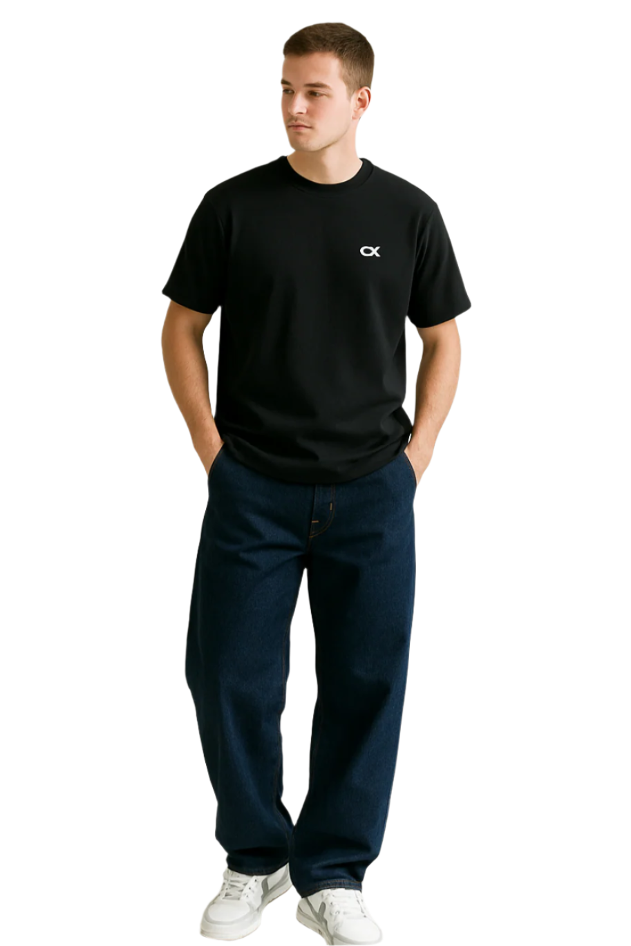 Jeans Baggy pour Femme Style Décontracté en Denim 0