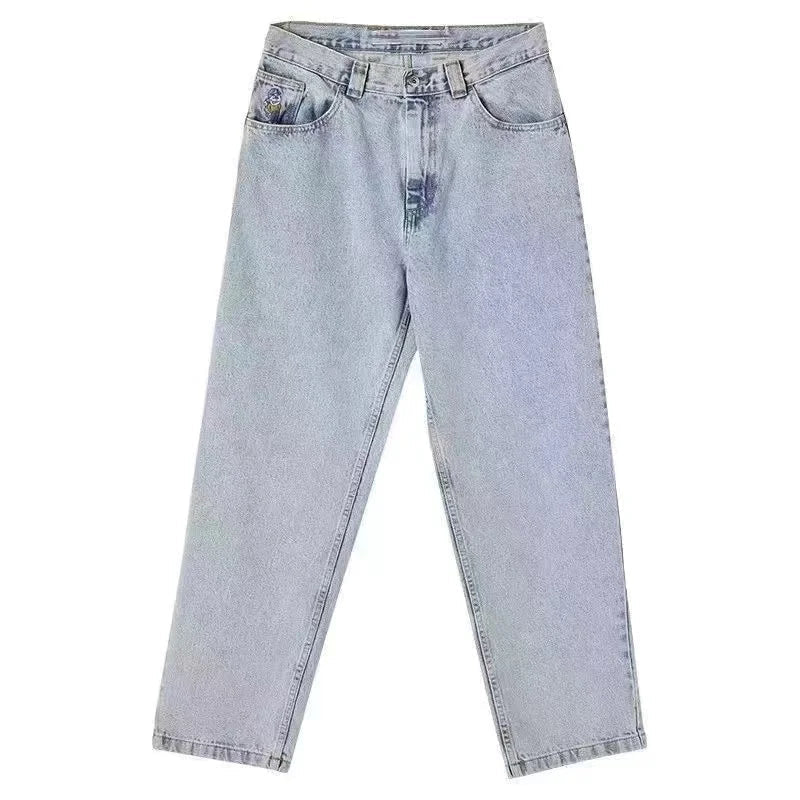 Jeans Baggy pour Femme Style Décontracté en Denim 11
