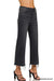 Jeans Croppés Taille Haute Noir 1