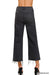 Jeans Croppés Taille Haute Noir 2