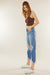 Jeans Femme Mom Fit Taille Haute Denim 1