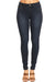 Jeans Skinny Taille Haute Femme Denim Indigo 0