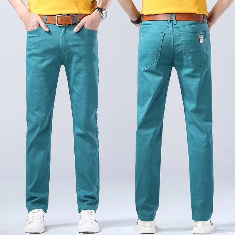 Jeans pour hommes coupe slim classique 5