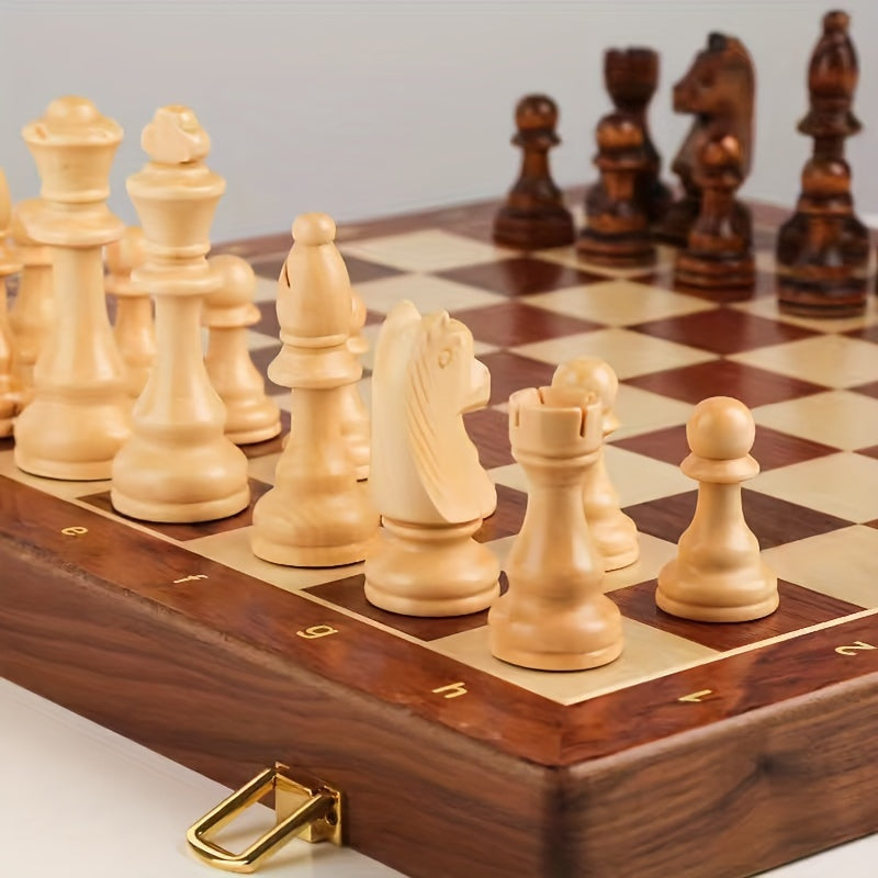 Jeu d'échecs en bois traditionnel 3