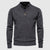 Cardigan Zippé Homme Coton Motif Argyle 4