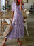 Variant image for Robe Longue Femme Fleurie Aérée Été Maxi-13