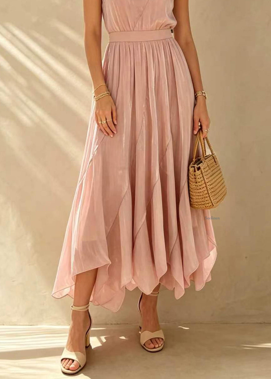 Jupe Longue Femme Fluide Taille Élastique 2