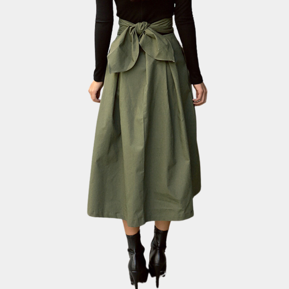Jupe Longue Femme Taille Haute Chic Automne 2