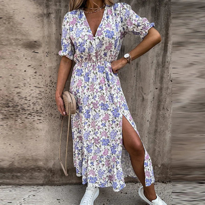 Jupe Longue à Imprimé Floral pour Femmes 2