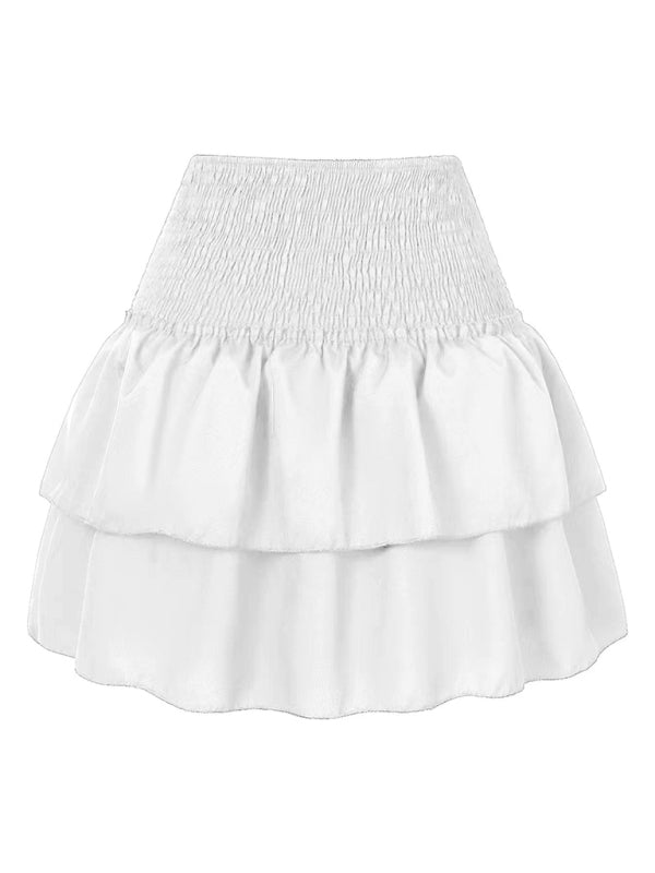 Jupe Plissée à Fleurs Roulottée pour Femme 1
