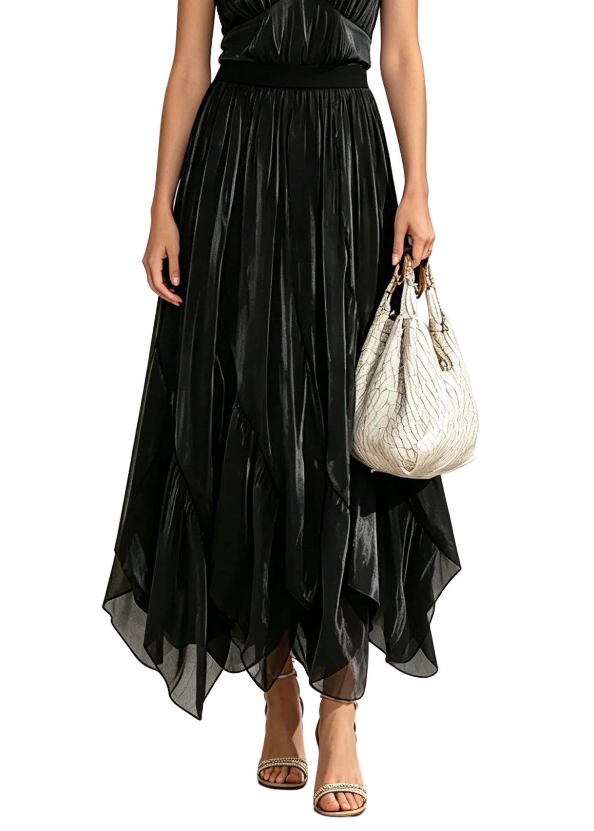 Jupe Trapèze en Tulle Noir 0