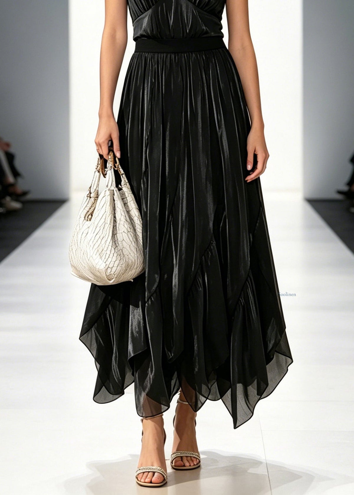 Jupe Trapèze en Tulle Noir 2
