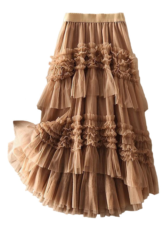 Jupe Tulle Asymétrique Femme 0