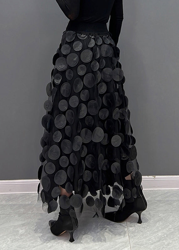 Jupe en Tulle à Pois Noirs pour Femmes 7