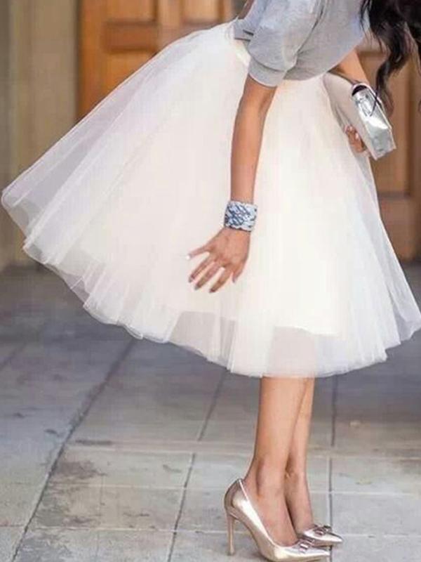 Jupe en tulle Drapée pour Femme 2