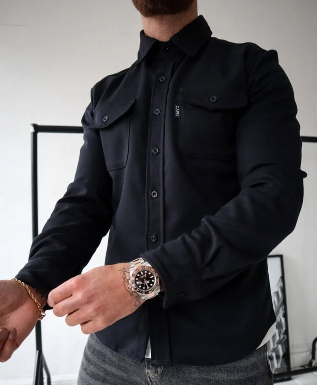 Variant image for Chemise Homme Élégante en Tissu Doux pour un Style Moderne-25
