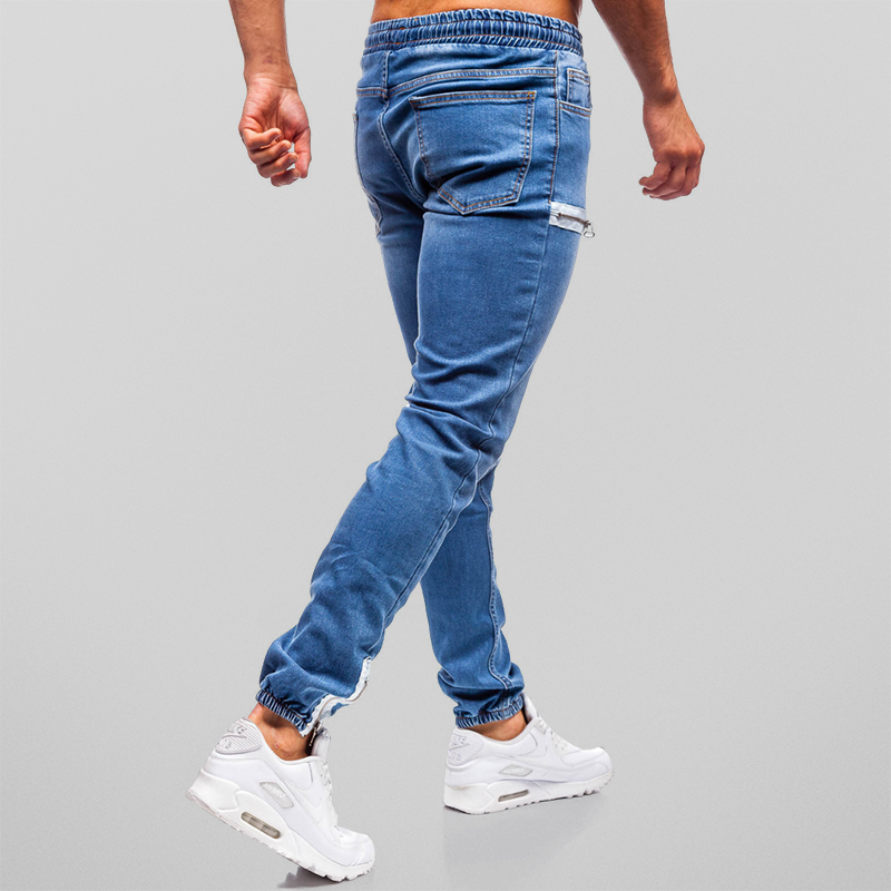 Pantalon Homme Jogging Décontracté Denim Coton 5