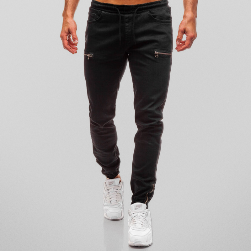 Pantalon Homme Jogging Décontracté Denim Coton 3